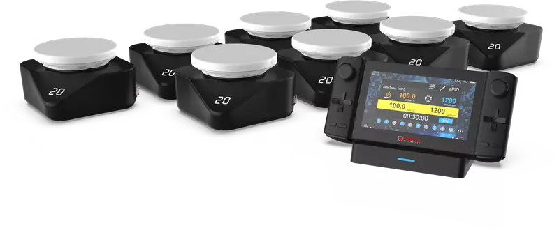 5" Multi Magnetic Hotplate Stirrers With Hub Control